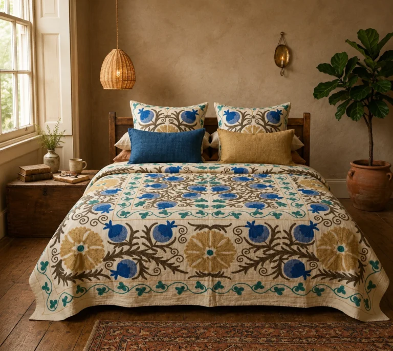 Suzani Bedcover in Jaipur